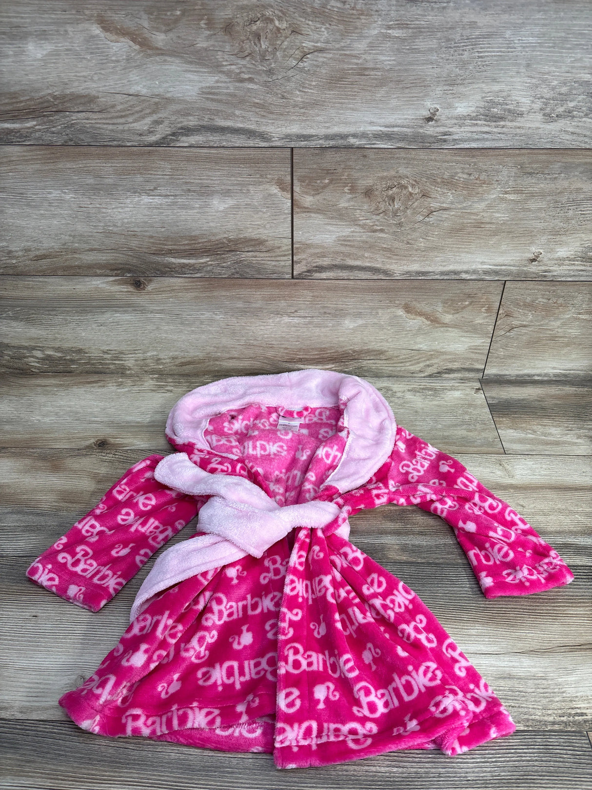 Barbie Plush Robe Pink sz 3T