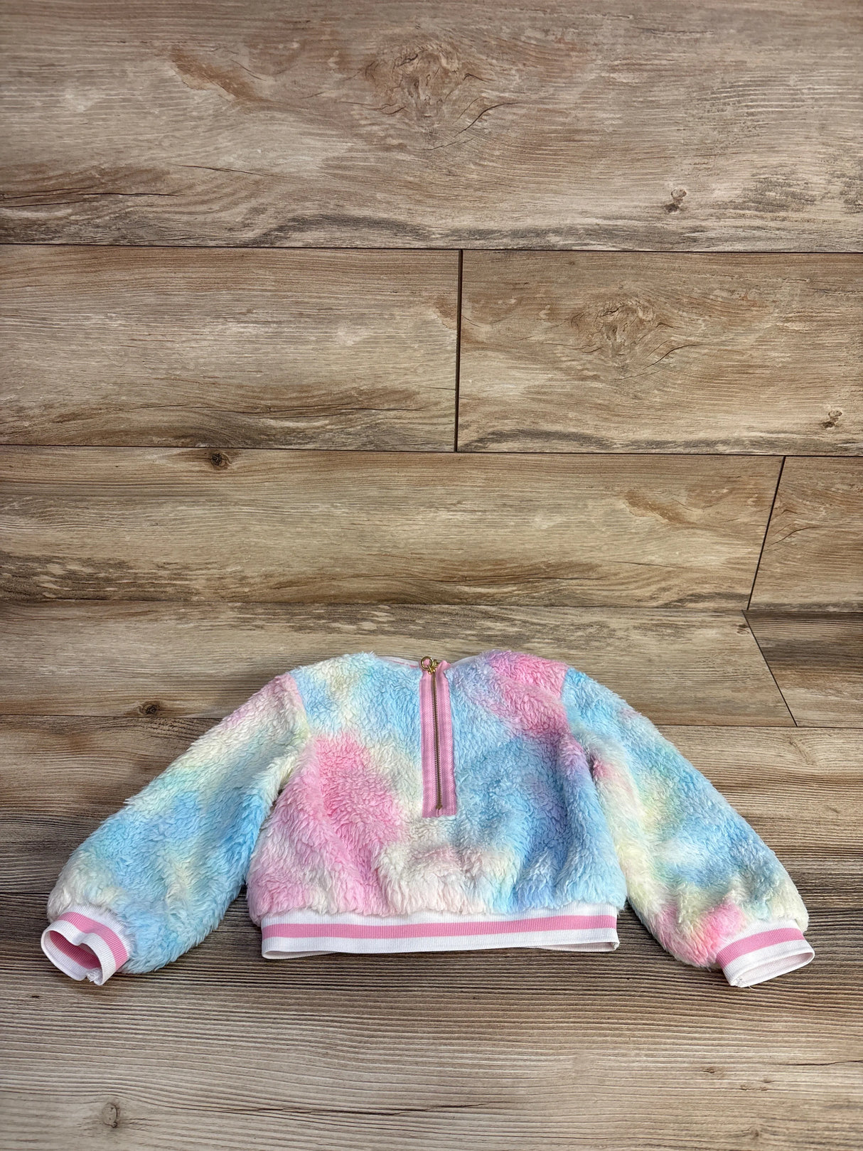 Baby Sara Sequin Plush Sweatshirt Blue sz 3T - Me n Mommy To Be