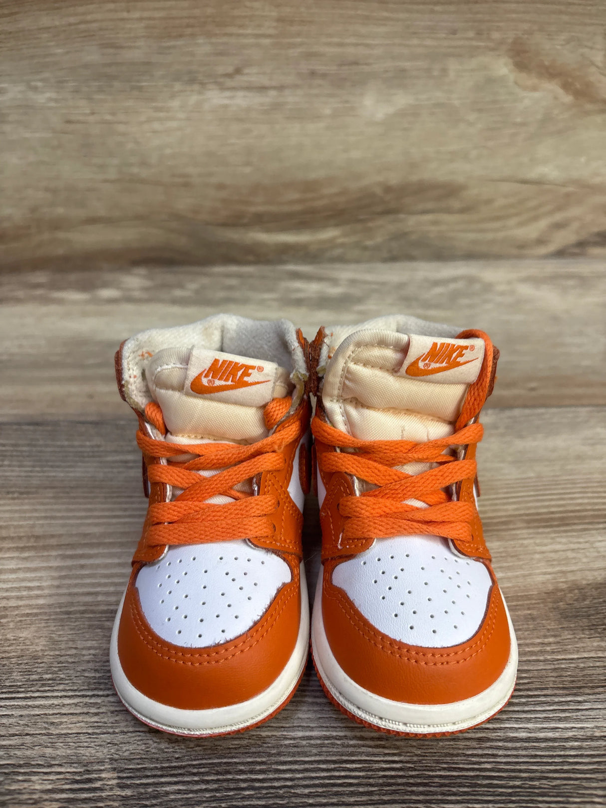 Air Jordan 1 High OG TD 'Starfish' Sneakers sz 4c