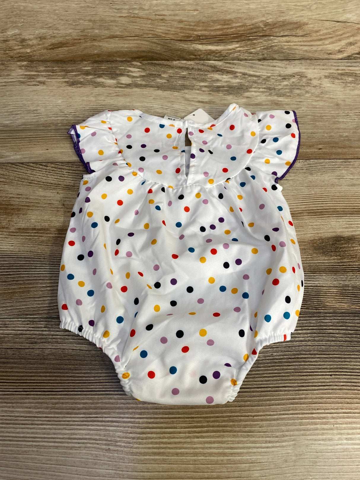NEW Shein Polka Dot Romper White sz 0-1m - Me n Mommy To Be