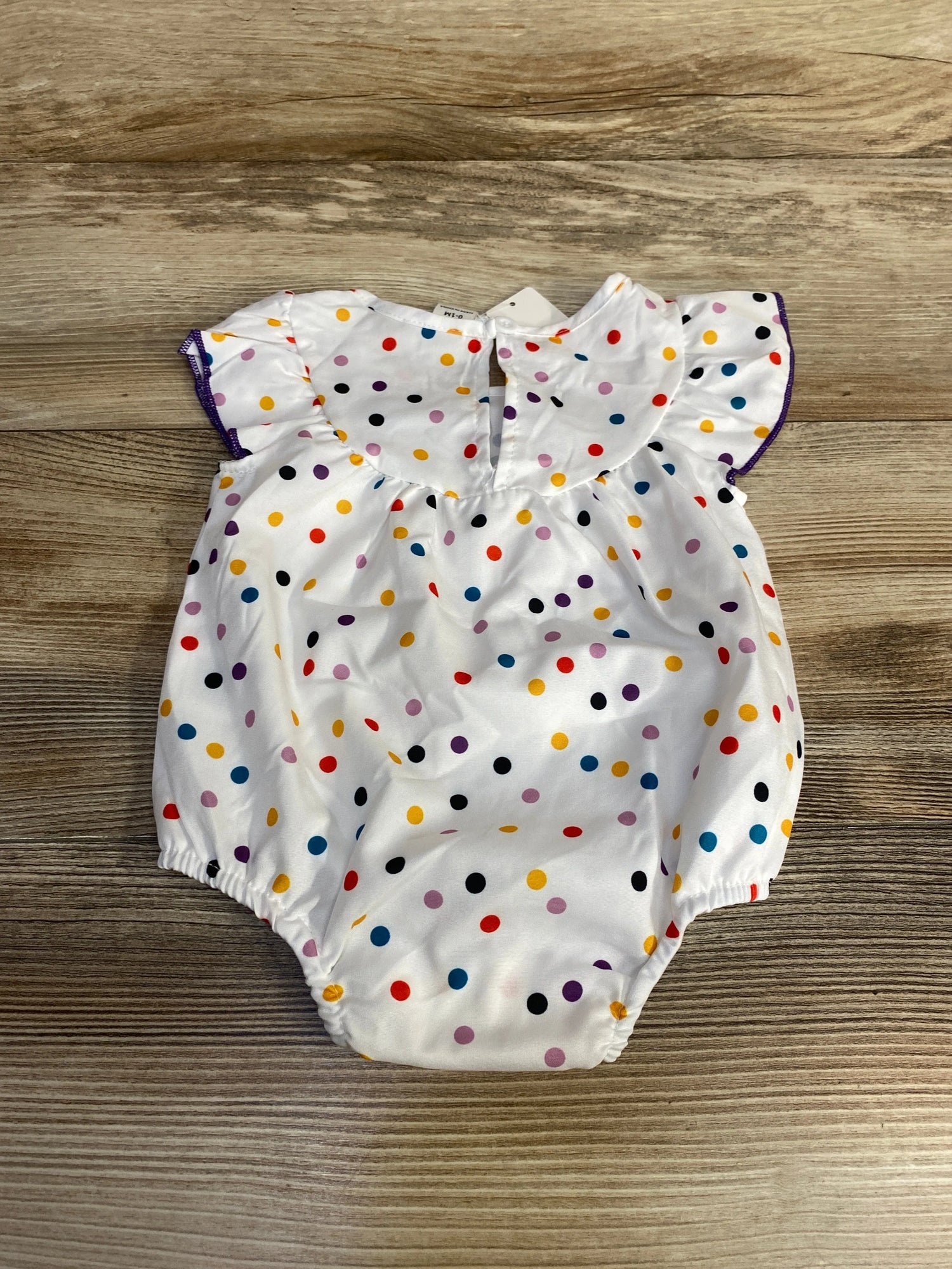 NEW Shein Polka Dot Romper White sz 0-1m - Me n Mommy To Be