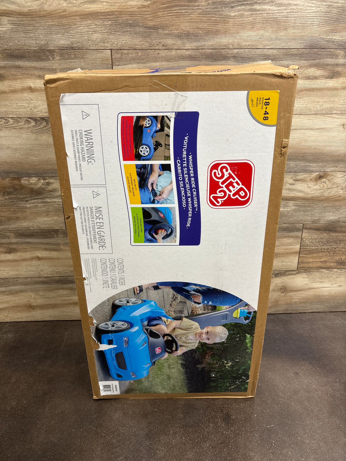 NEW Step2 Whisper Ride Cruiser - Blue