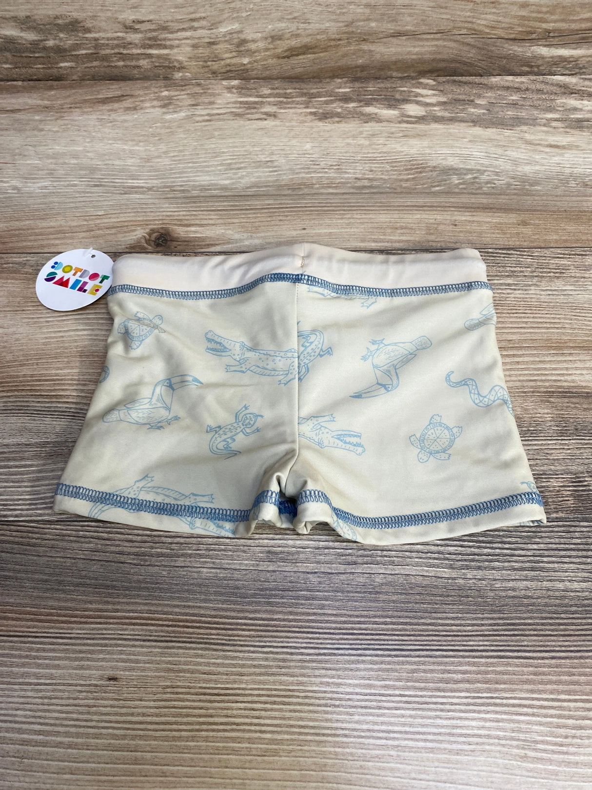 NEW Dot Dot Smile Animal Print Swim Shorts sz 3-4T - Me n Mommy To Be