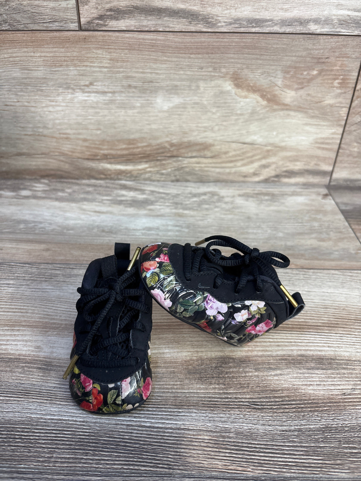 Nike Lil' Posite Pro Crib Shoes Black sz 2c