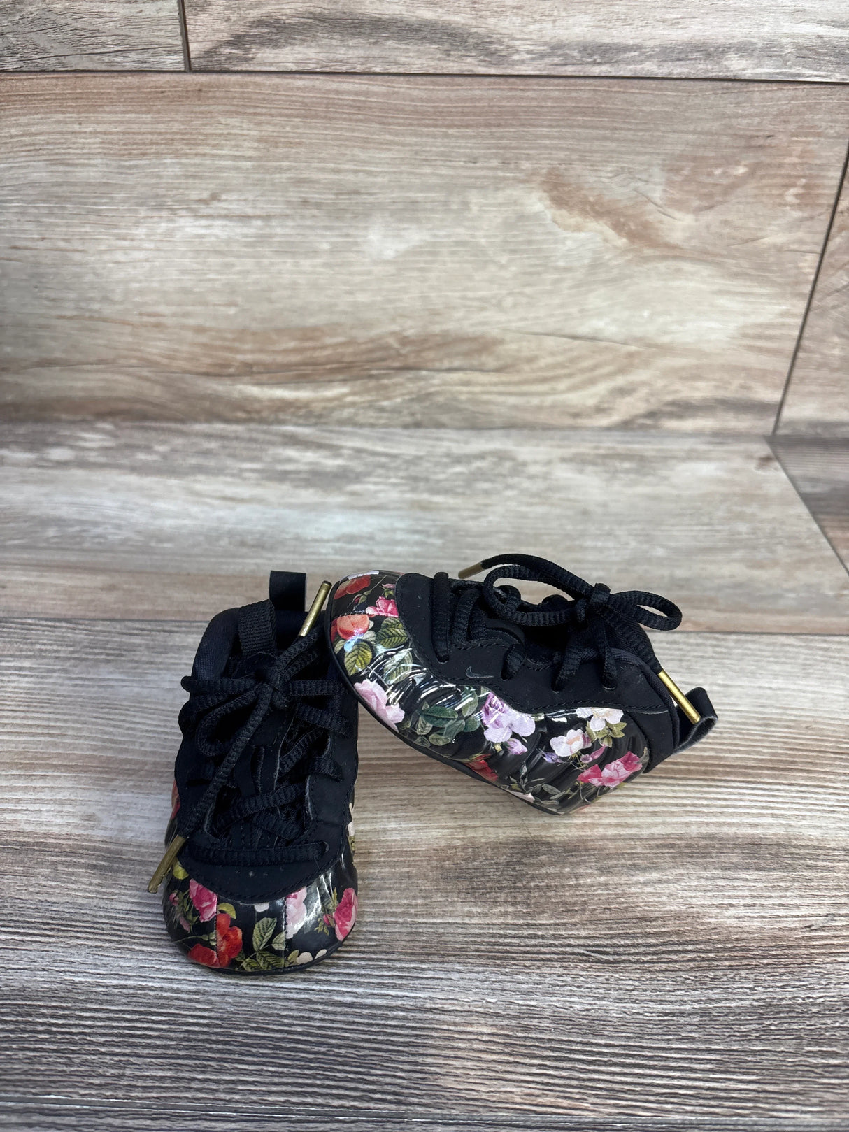 Nike Lil' Posite Pro Crib Shoes Black sz 2c