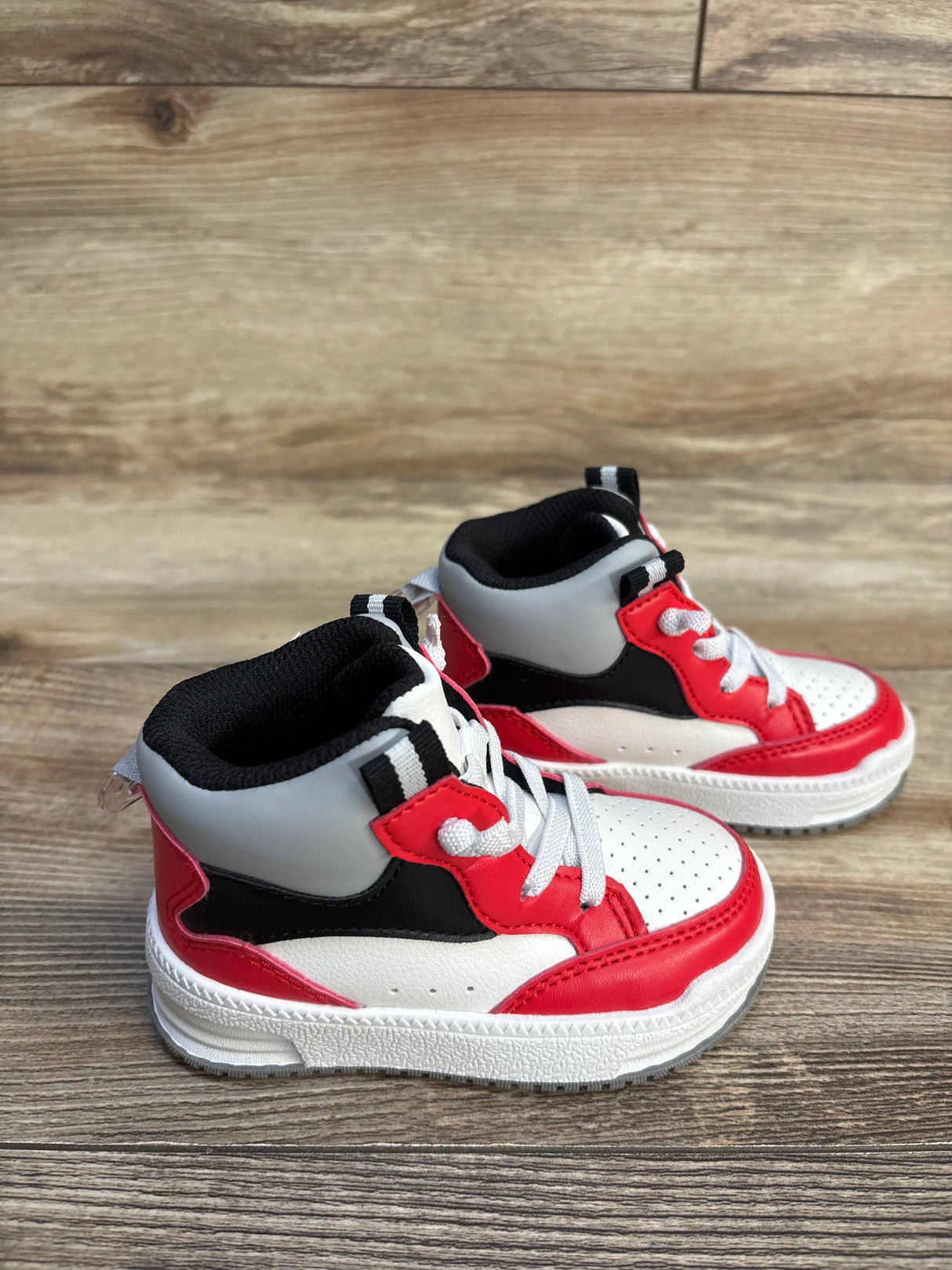 NEW Carter's Bryer High Top Sneakers Red sz 5c