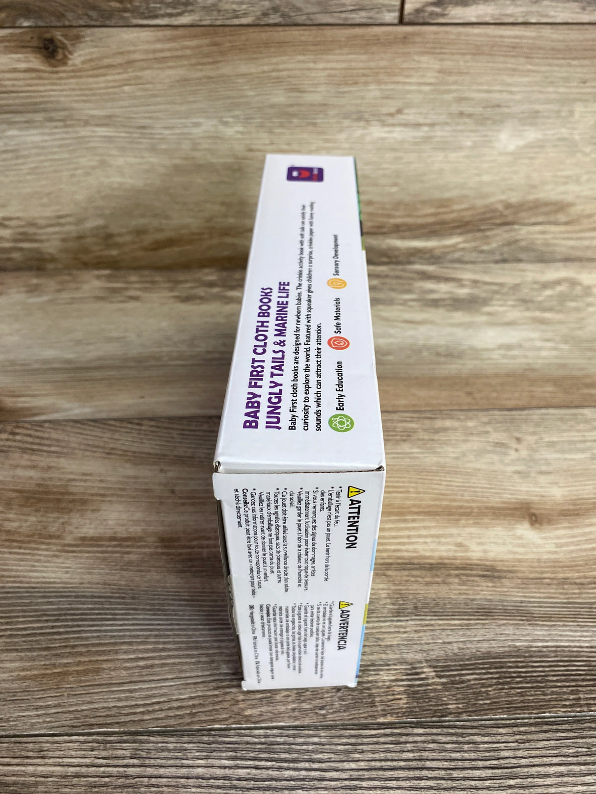 NEW HahaLand Baby First Cloth Books Jungly Tails & Marine Life 2pk