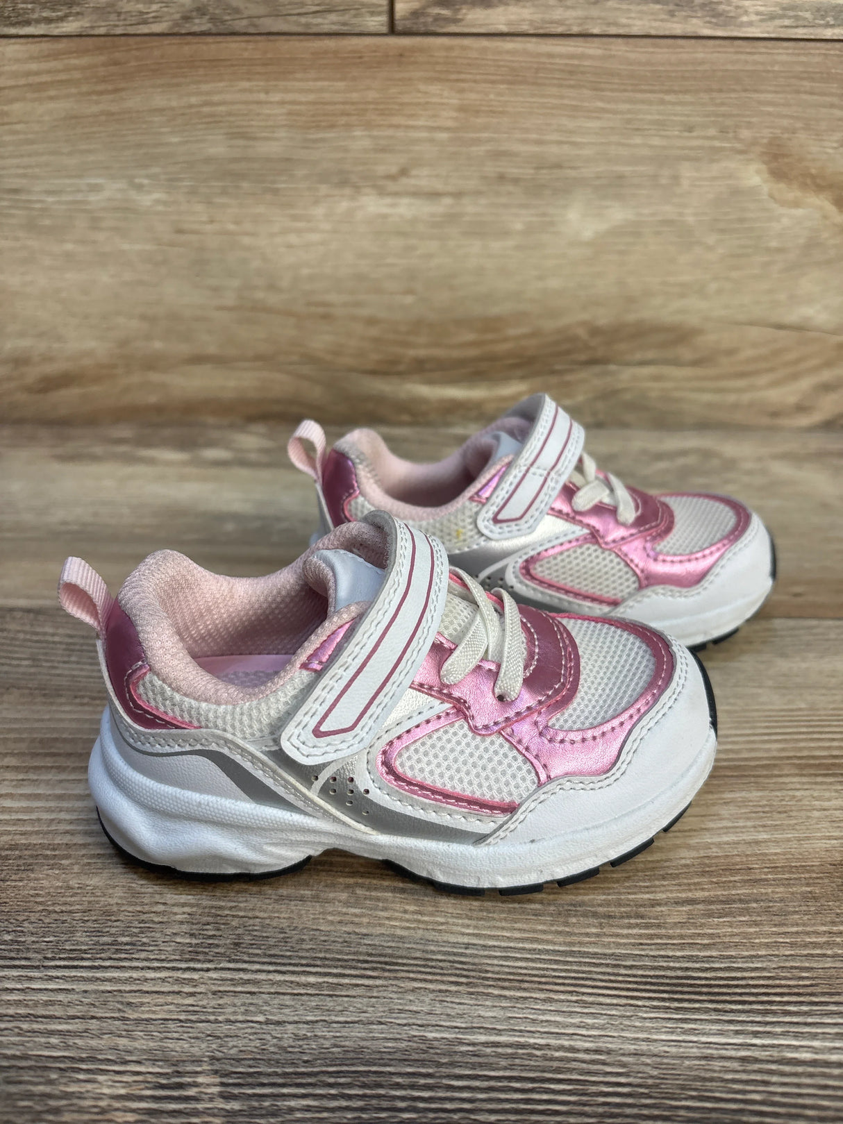 Wonder Nation Chunky Jogger Sneakers Pink/White sz 6c