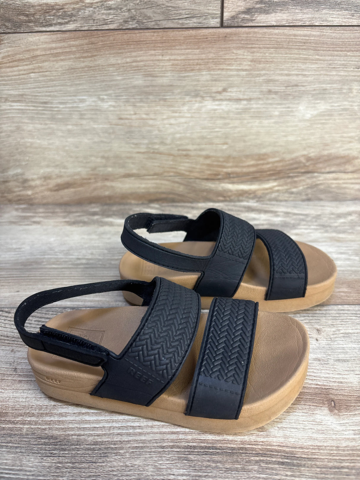 Reef Little Water Vista Sandals Black sz 9c