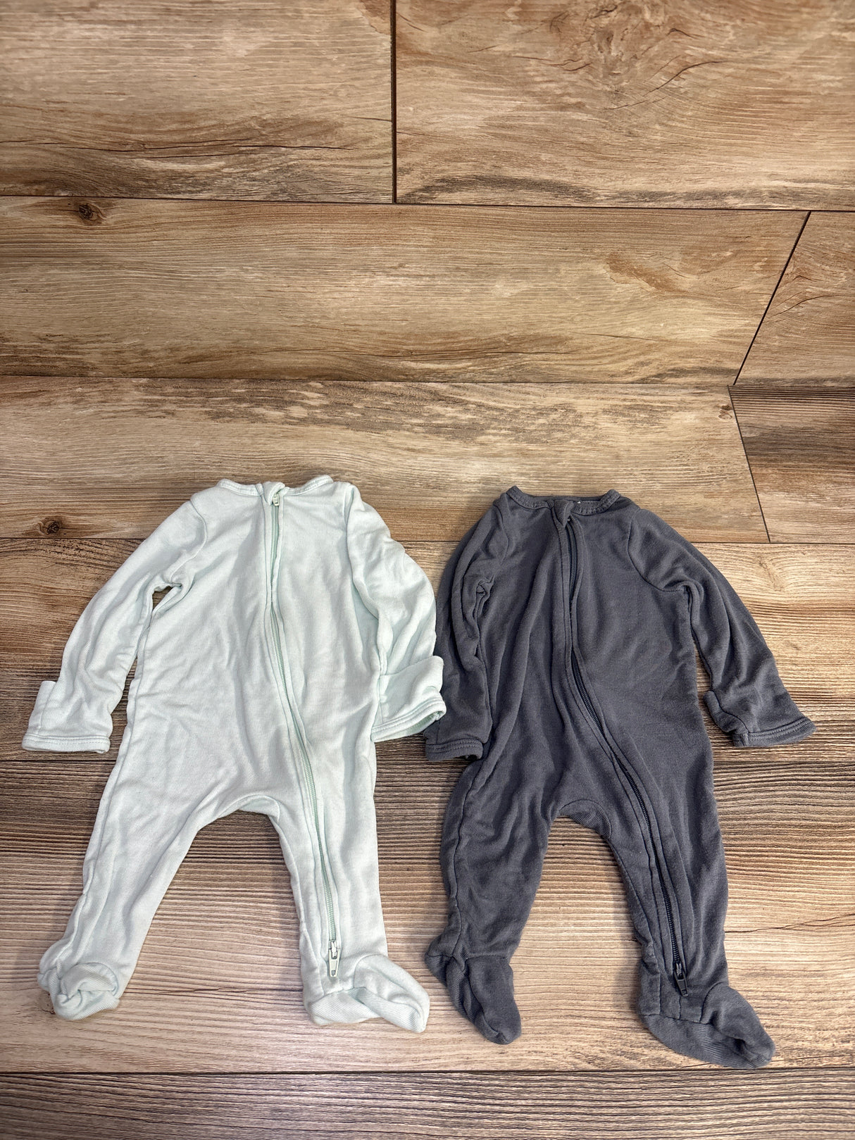 Cloud Island 2pk So Very Soft Modal Blend Romper Green sz Newborn