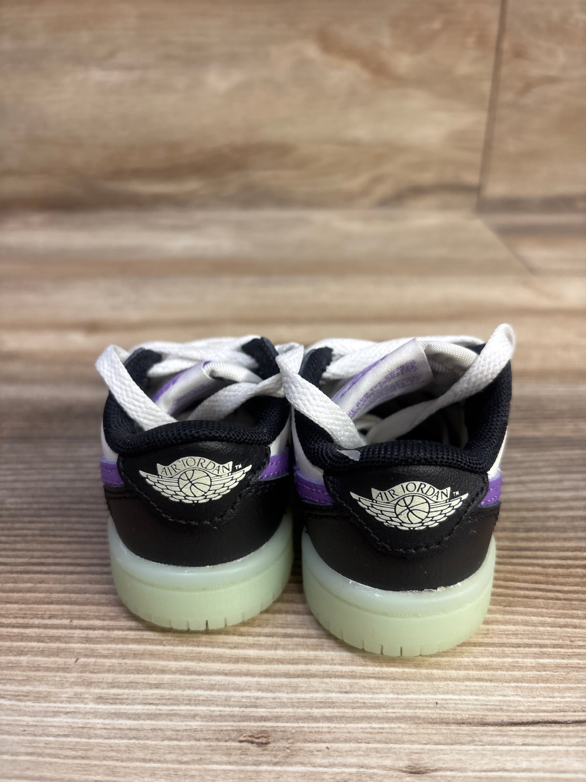 Air Jordan 1 Retro Low OG TD 'Black Raspberry' Sneakers sz 2c