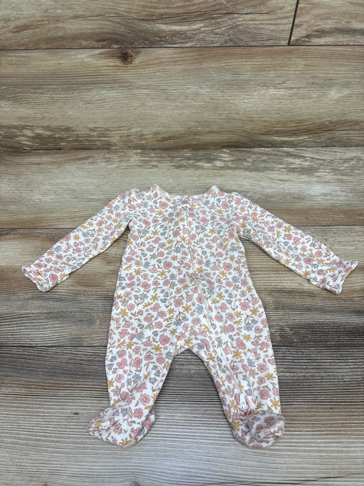 Carter's Floral Sleeper White sz Newborn