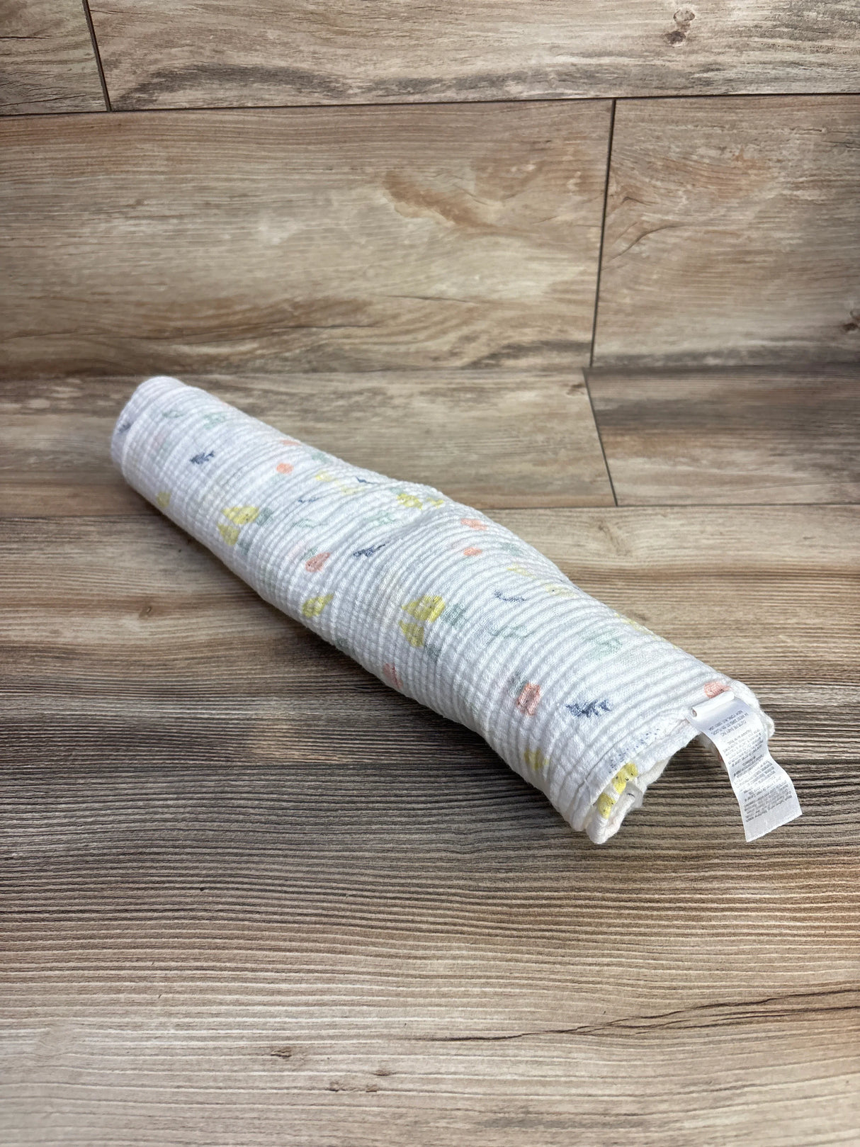 Kyle & Deena Muslin Swaddle Blanket, White