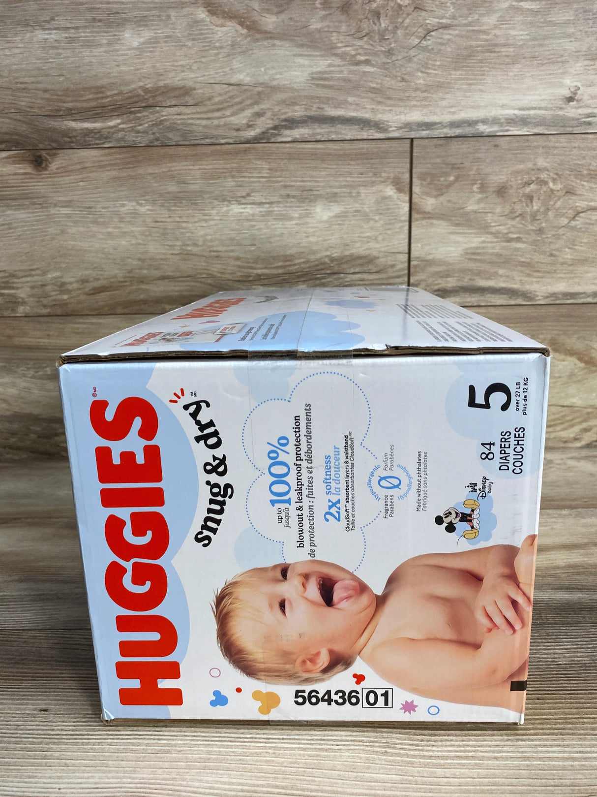 NEW Huggies Snug & Dry Diapers Size 5 84ct.