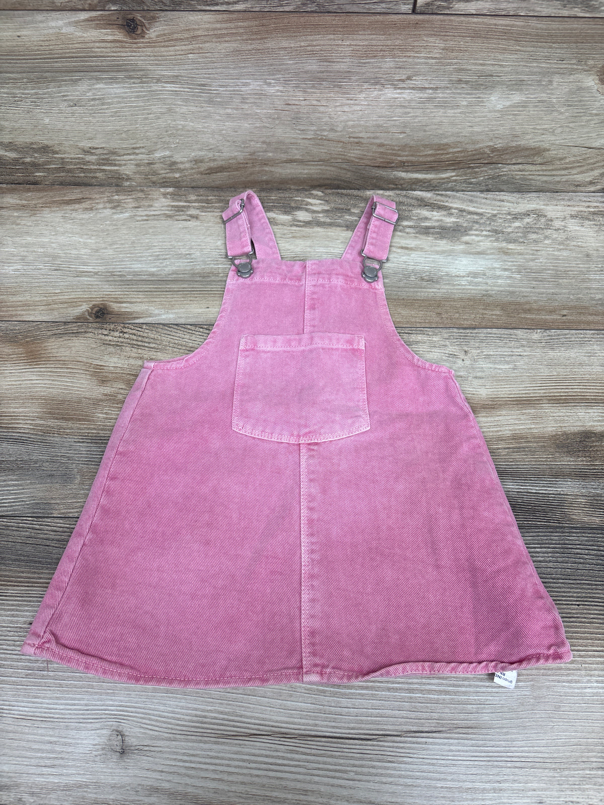 NEW Zara Denim Pinafore Skirtall Pink sz 18-24m