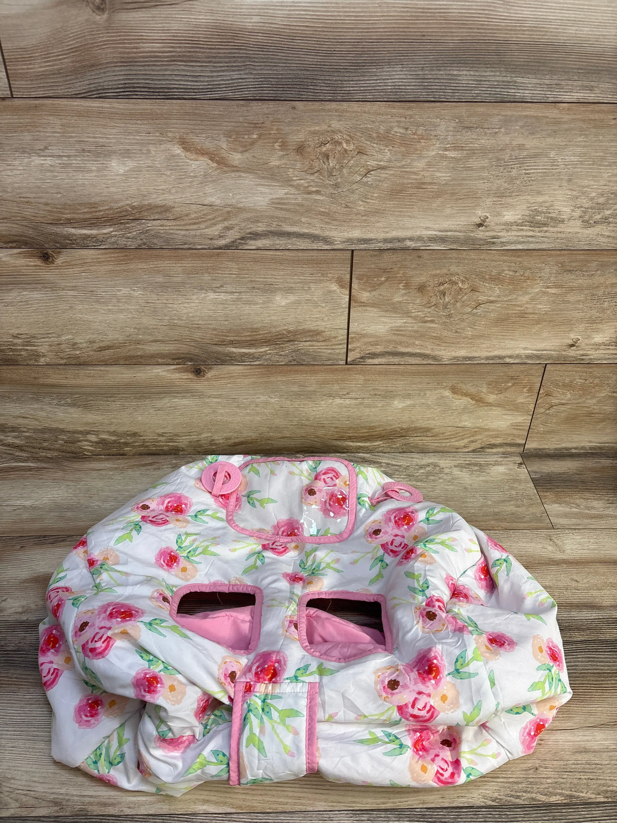 Binxy Baby Shopping Cart Cover in Full Bloom Watercolor Floral Print