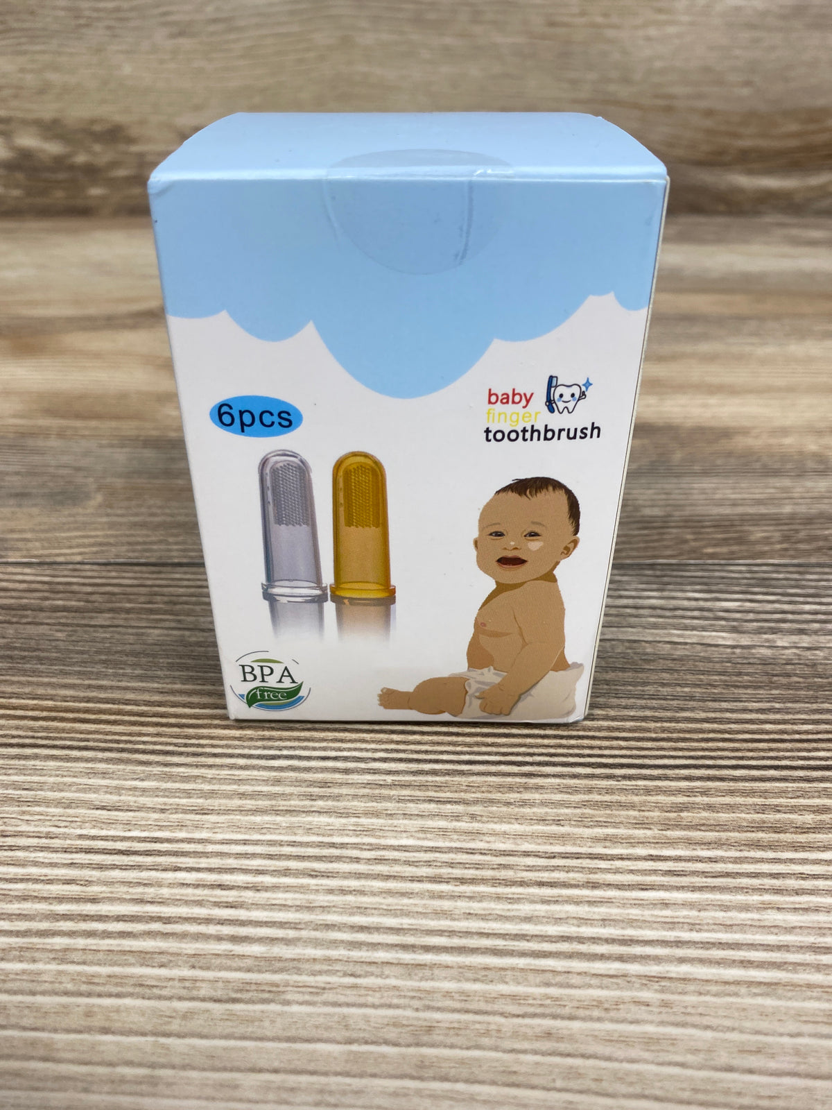 NEW Bassion 6pc Baby Finger Toothbush