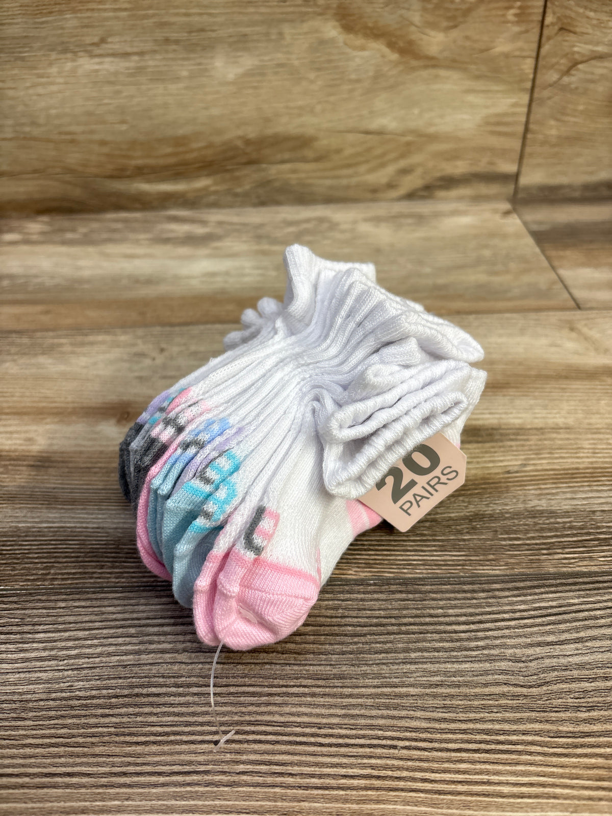 NEW 10pk Baby Girl Ankle Socks White sz 2-4T