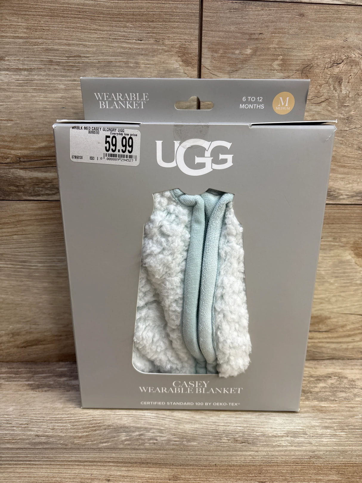 Ugg Casey Wearable Blanket, Blue sz 6-12m