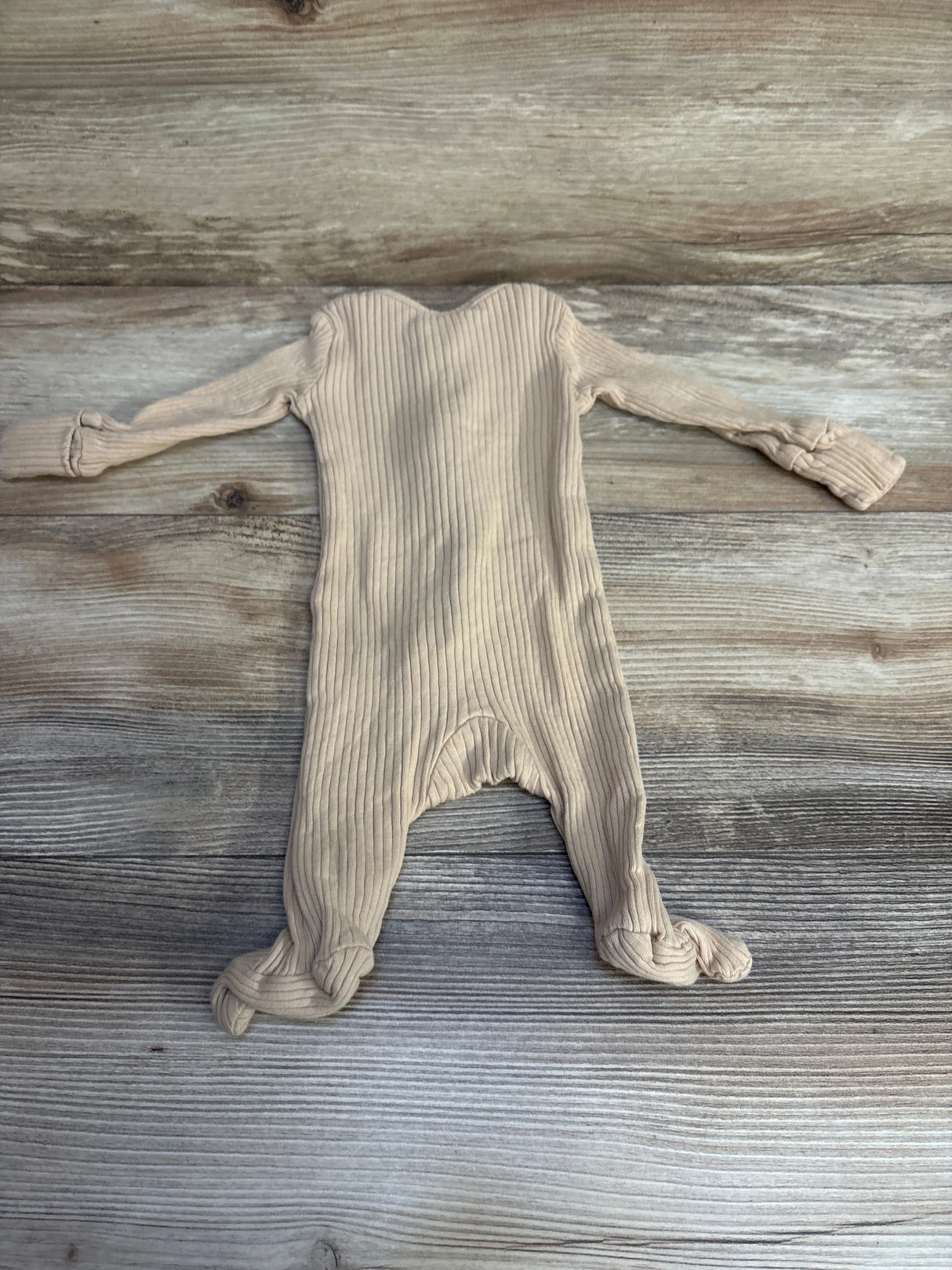 Peyton & Scout Ribbed Sleeper Brown sz 0-3m