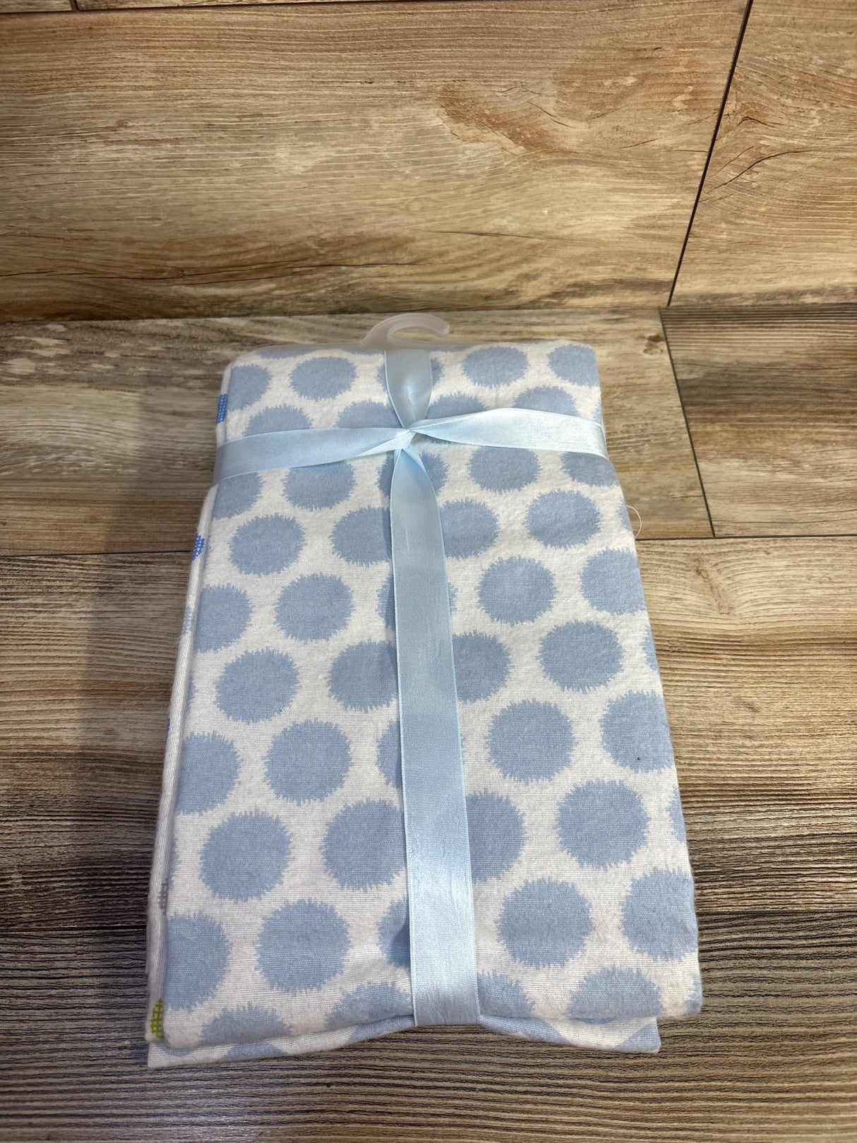 NEW Luvable Friends 7pk Cotton Poly Flannel Receiving Blankets, Blue Chevron