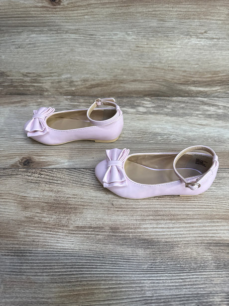 Janie & Jack Patent Bow Ballet Flat in Cotton Candy Pink sz 7c - Me n Mommy To Be