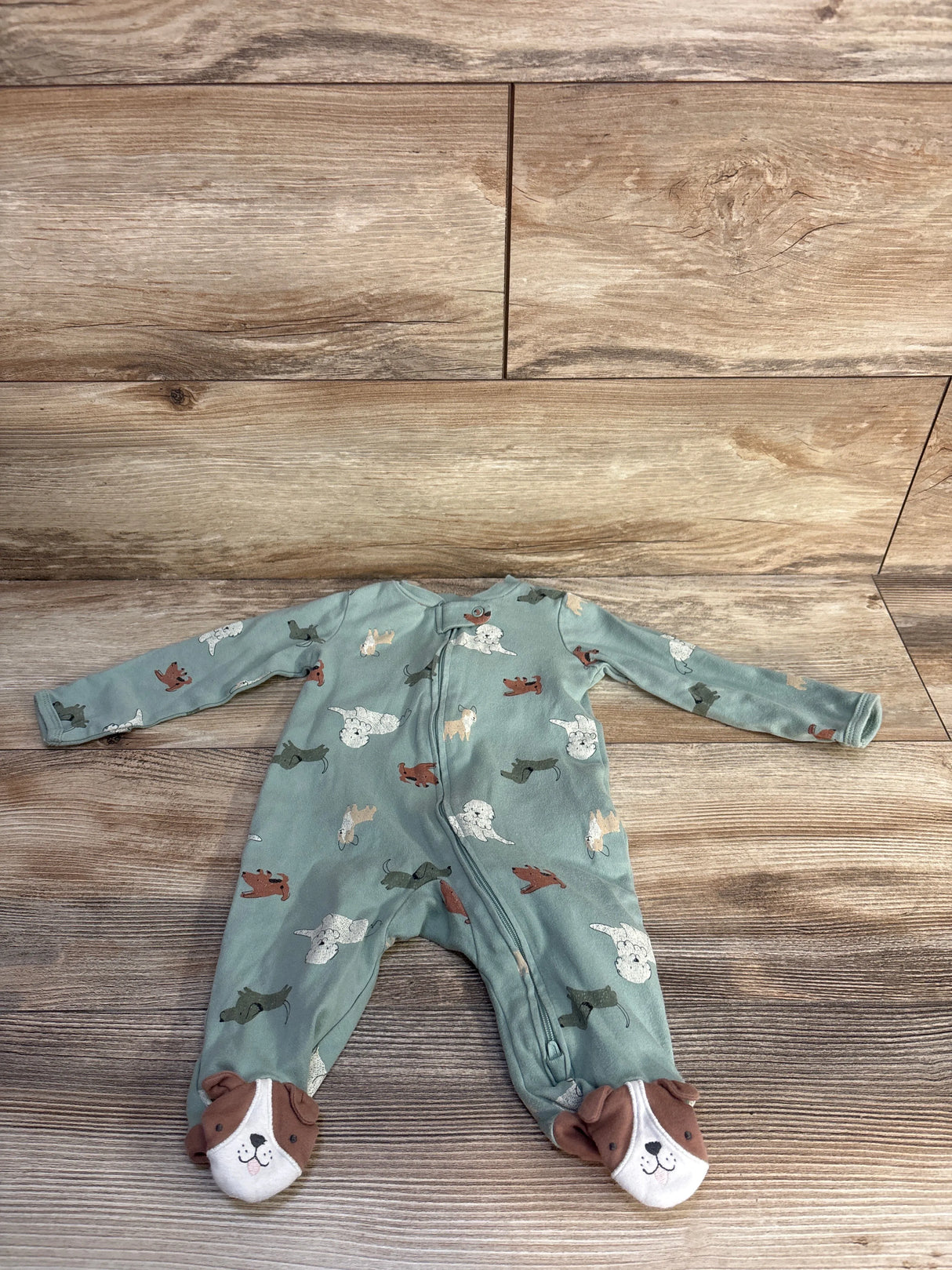 Carter's Dog Sleeper Green sz 3m