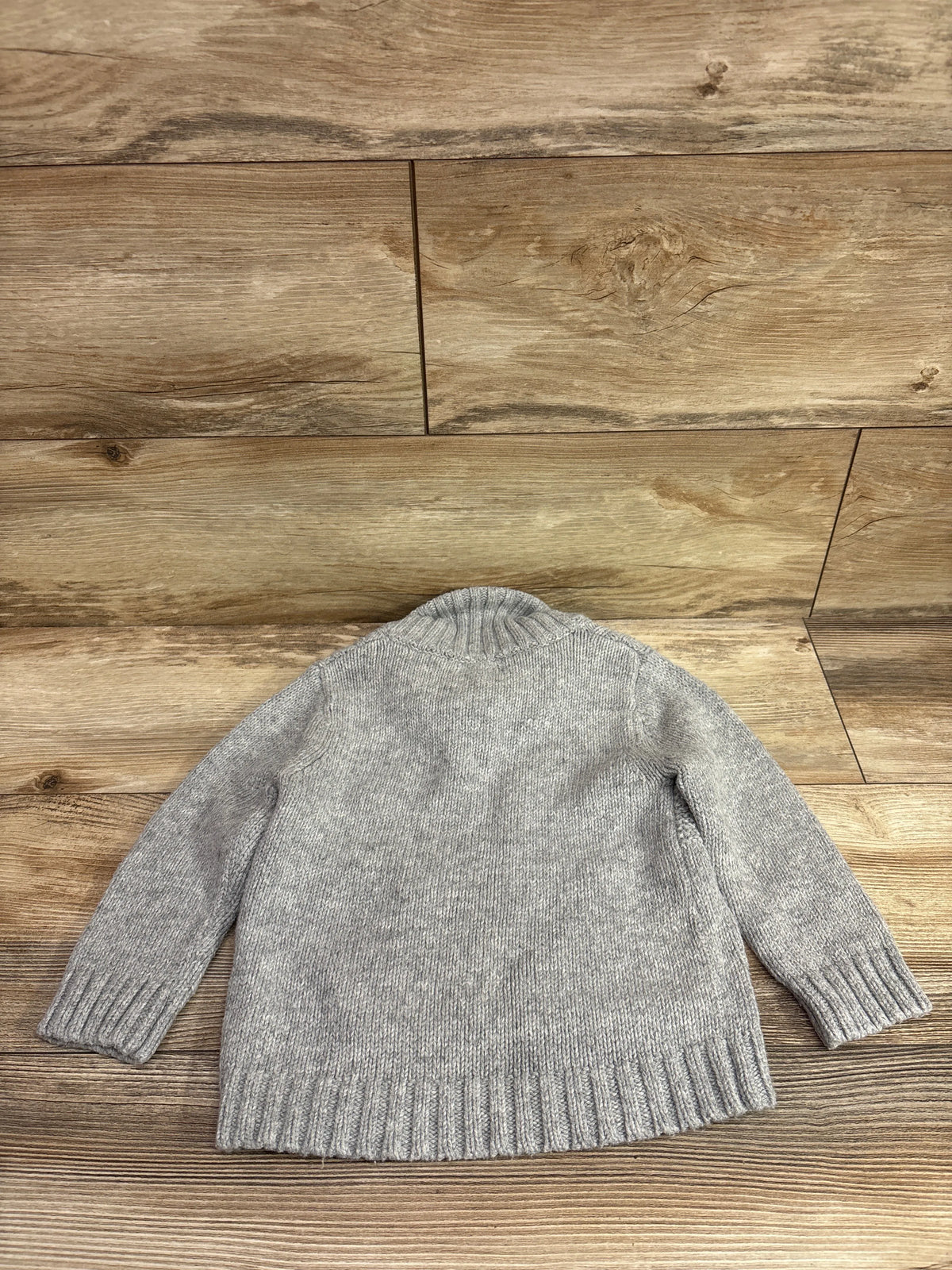 Cat & Jack Collared Knit Sweater Grey sz 2T