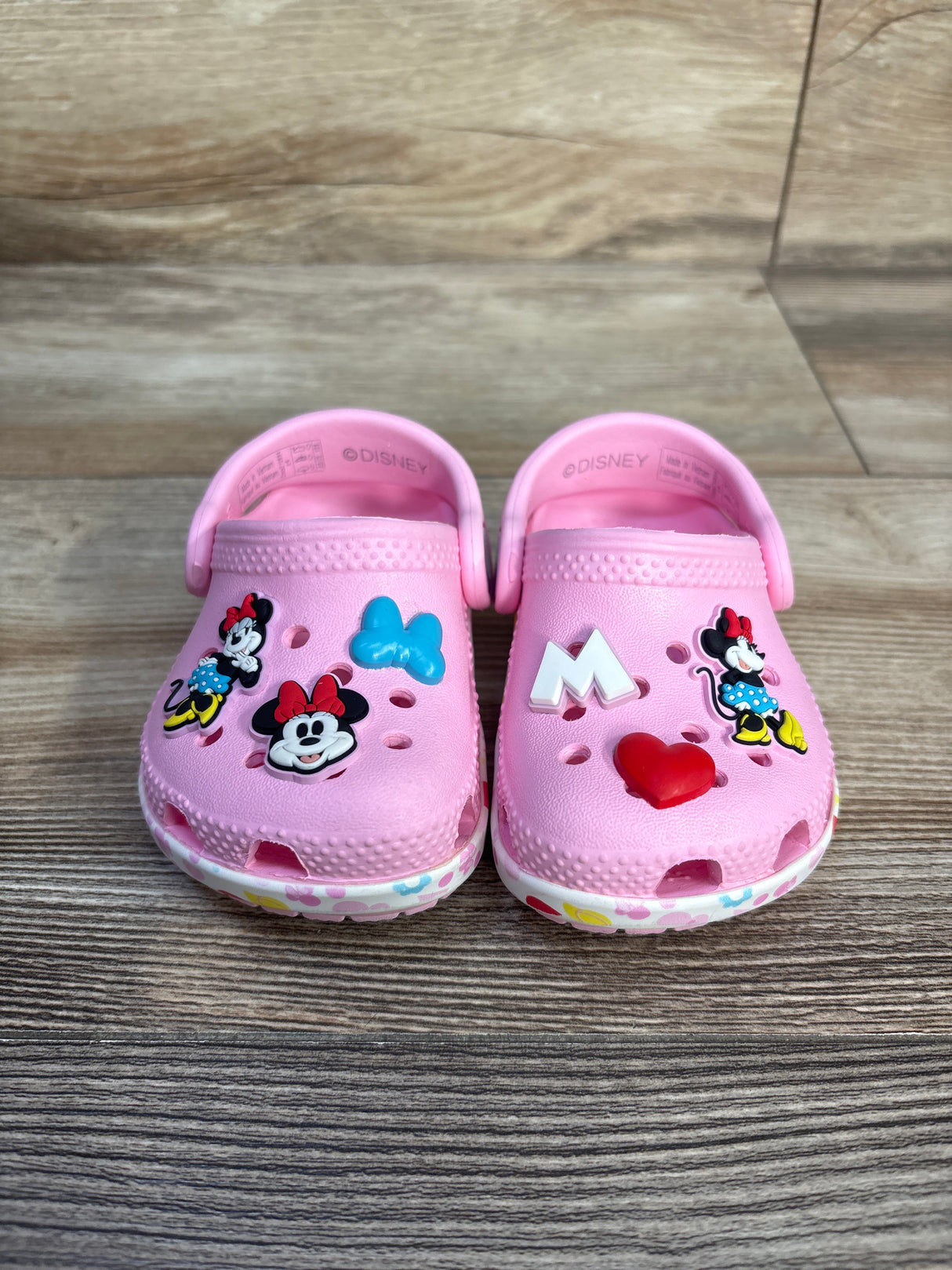 Crocs Minnie Mouse Classic Clogs Pink sz 4c