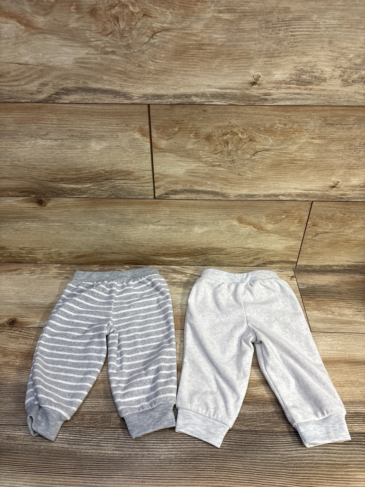 Simple Joys 2pk Fleece Joggers Grey sz 6-9m