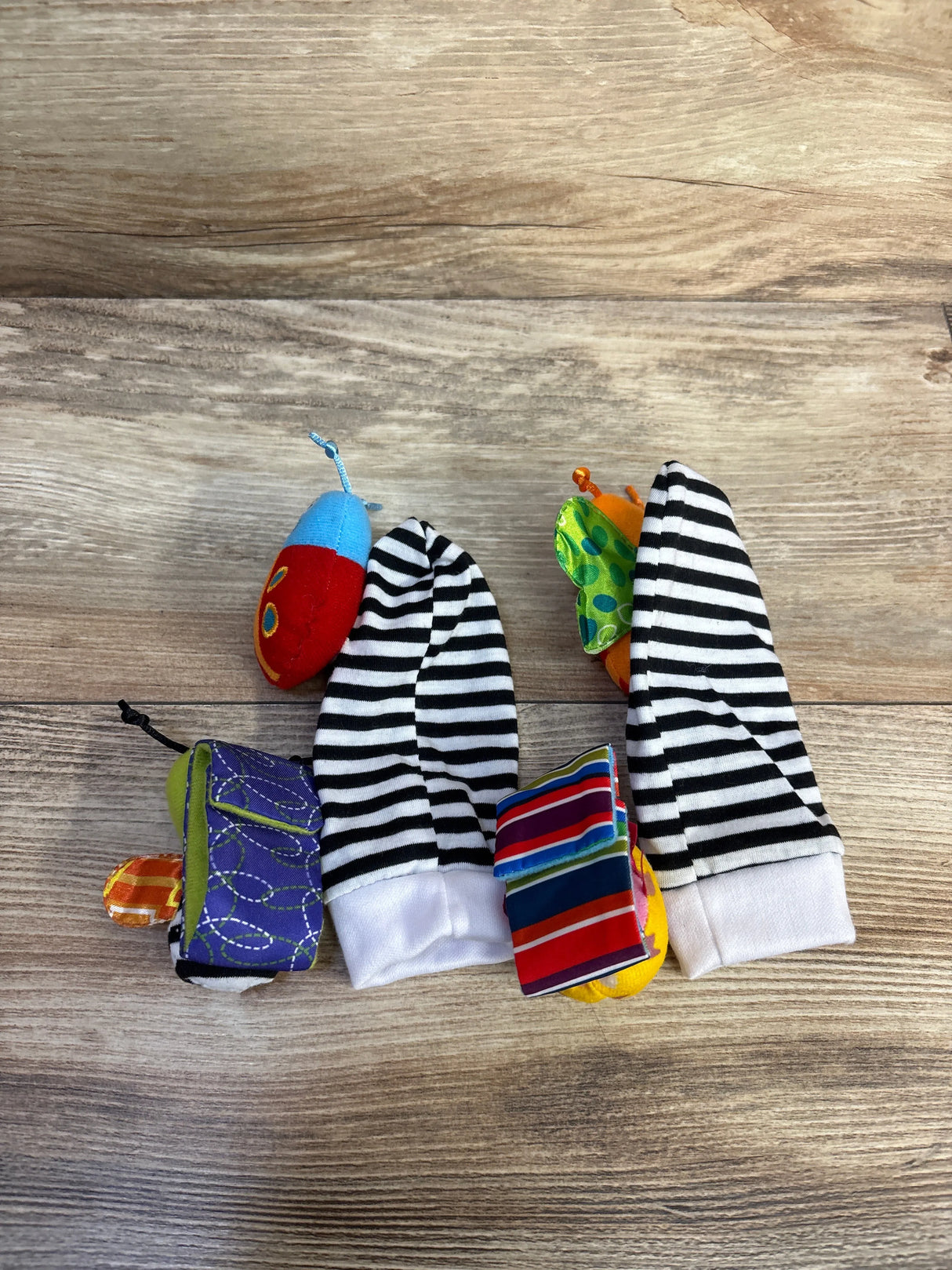 Bigib 4pc Wrist Rattle & Foot Finger Set