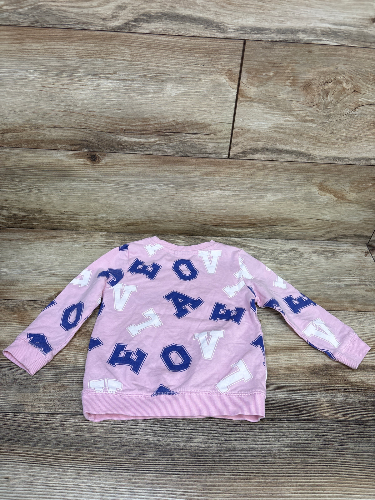 So Cute Pullover Sweatshirt Pink sz 12-18m