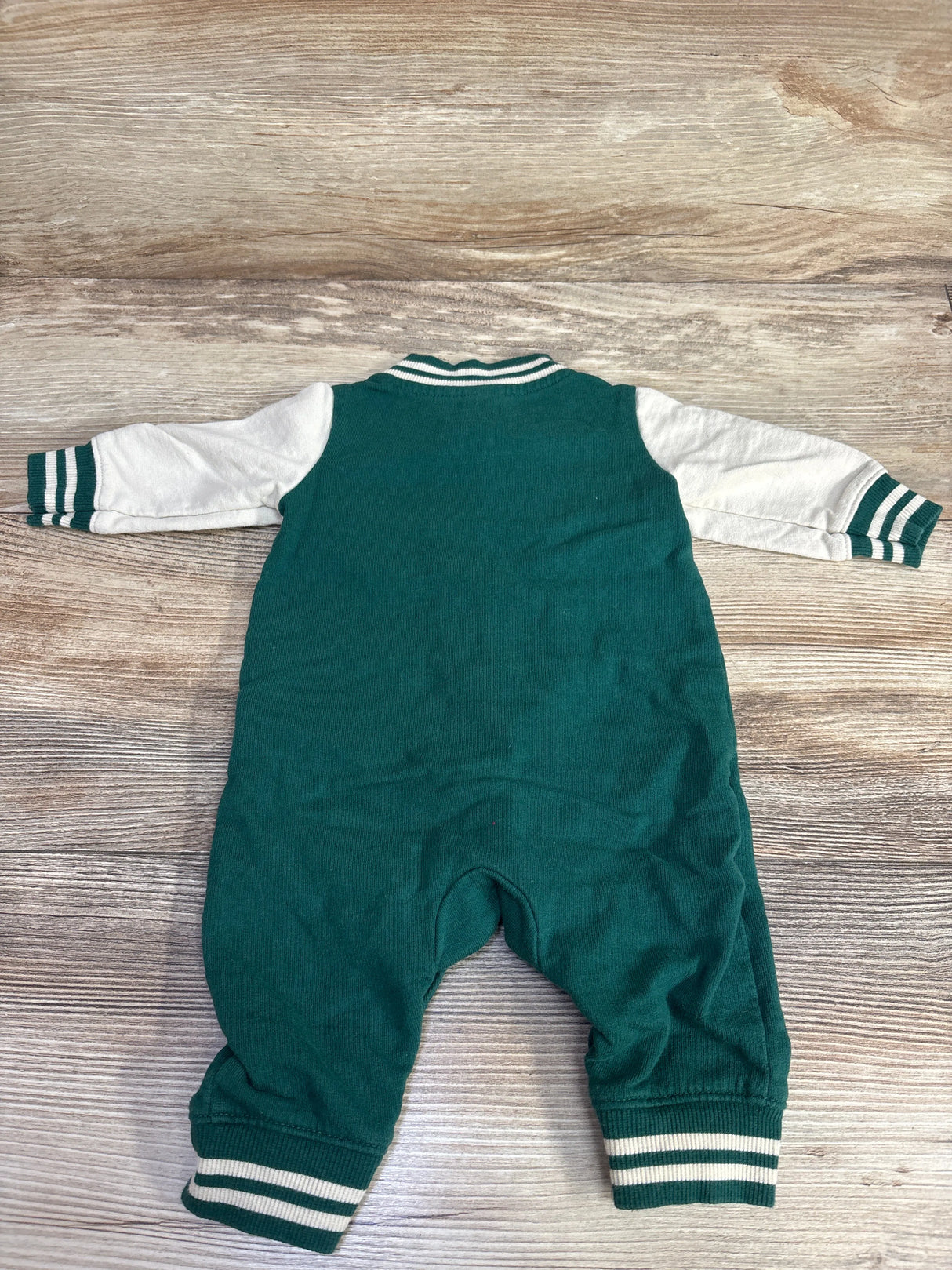 Just One You Varsity Coverall Cream sz 3m