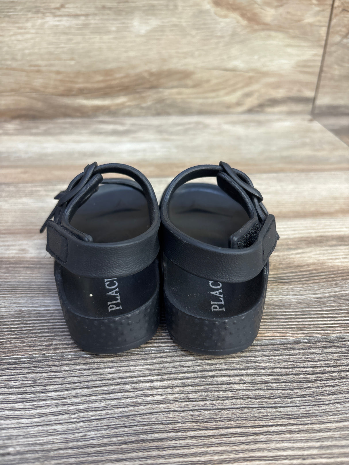 Children's Place Double Buckle Sandals Black sz 5c