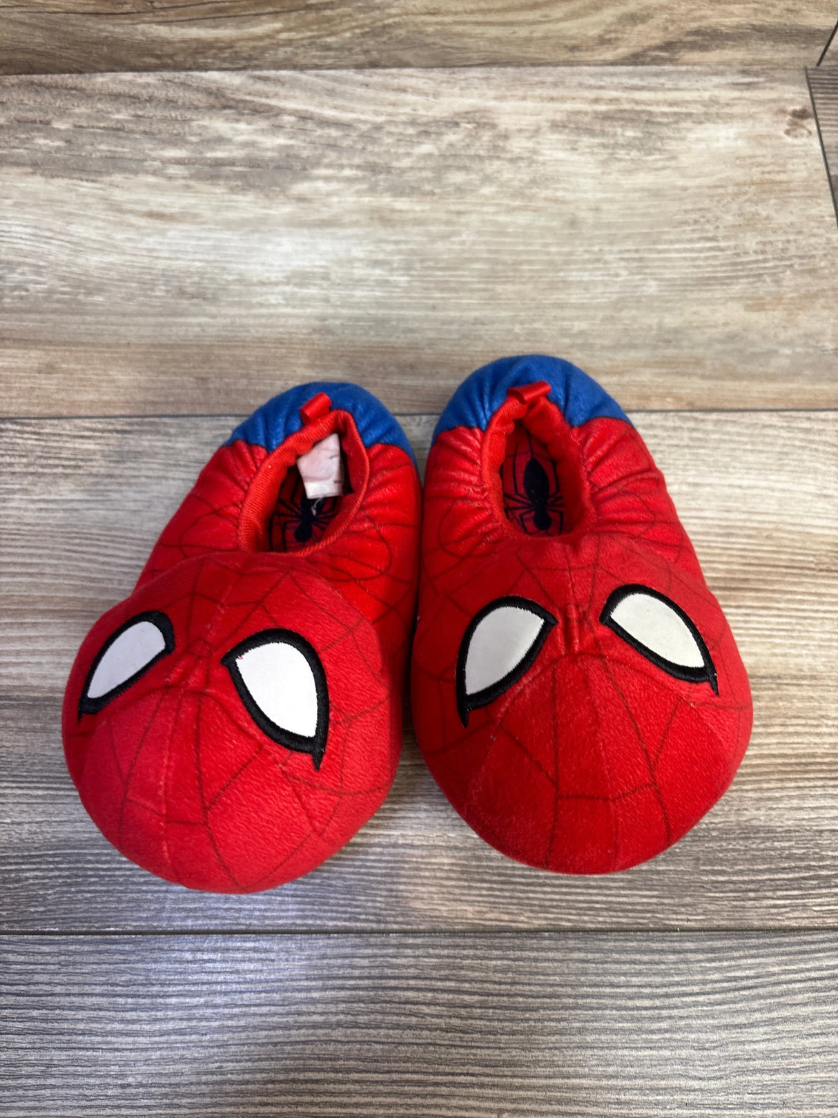 Marvel Spider Man 3D Plush Slippers Red sz 5-6c