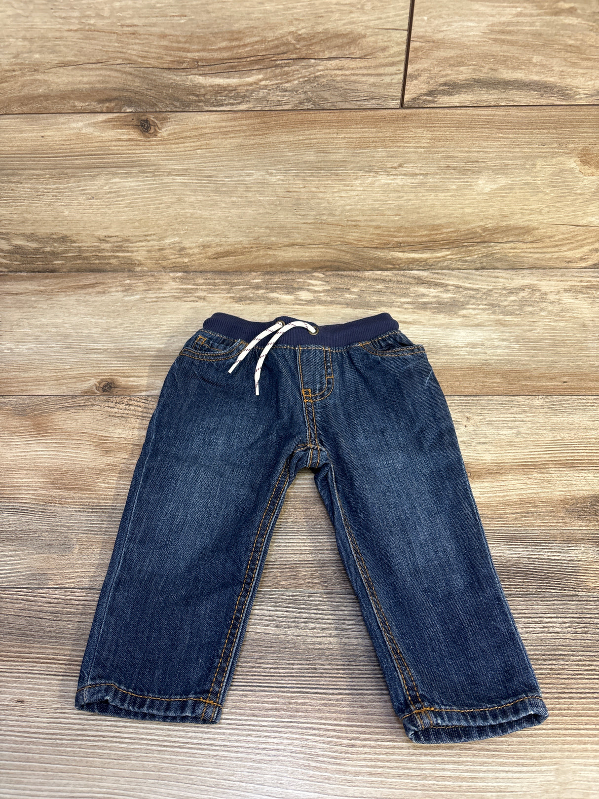 Carter's Drawstring Jeans Blue sz 9m