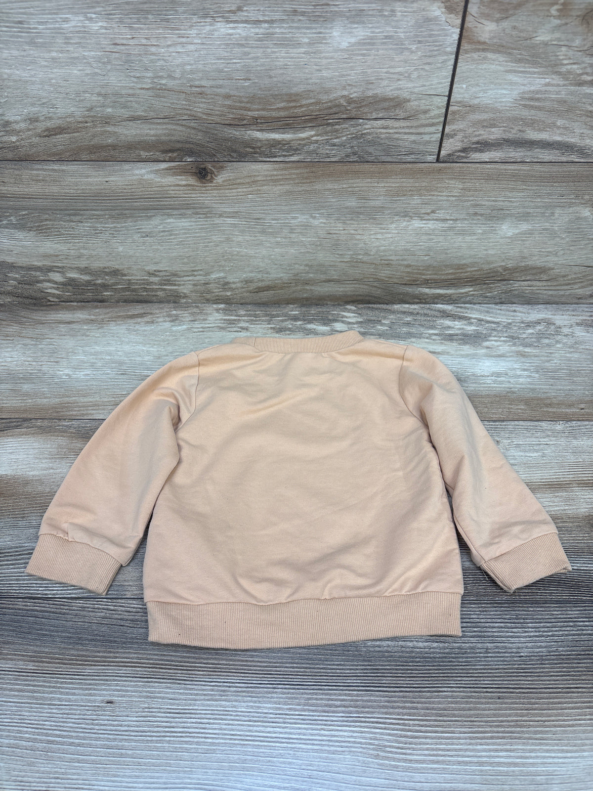 Little Dude Pullover Sweatshirt Orange sz 18-24m
