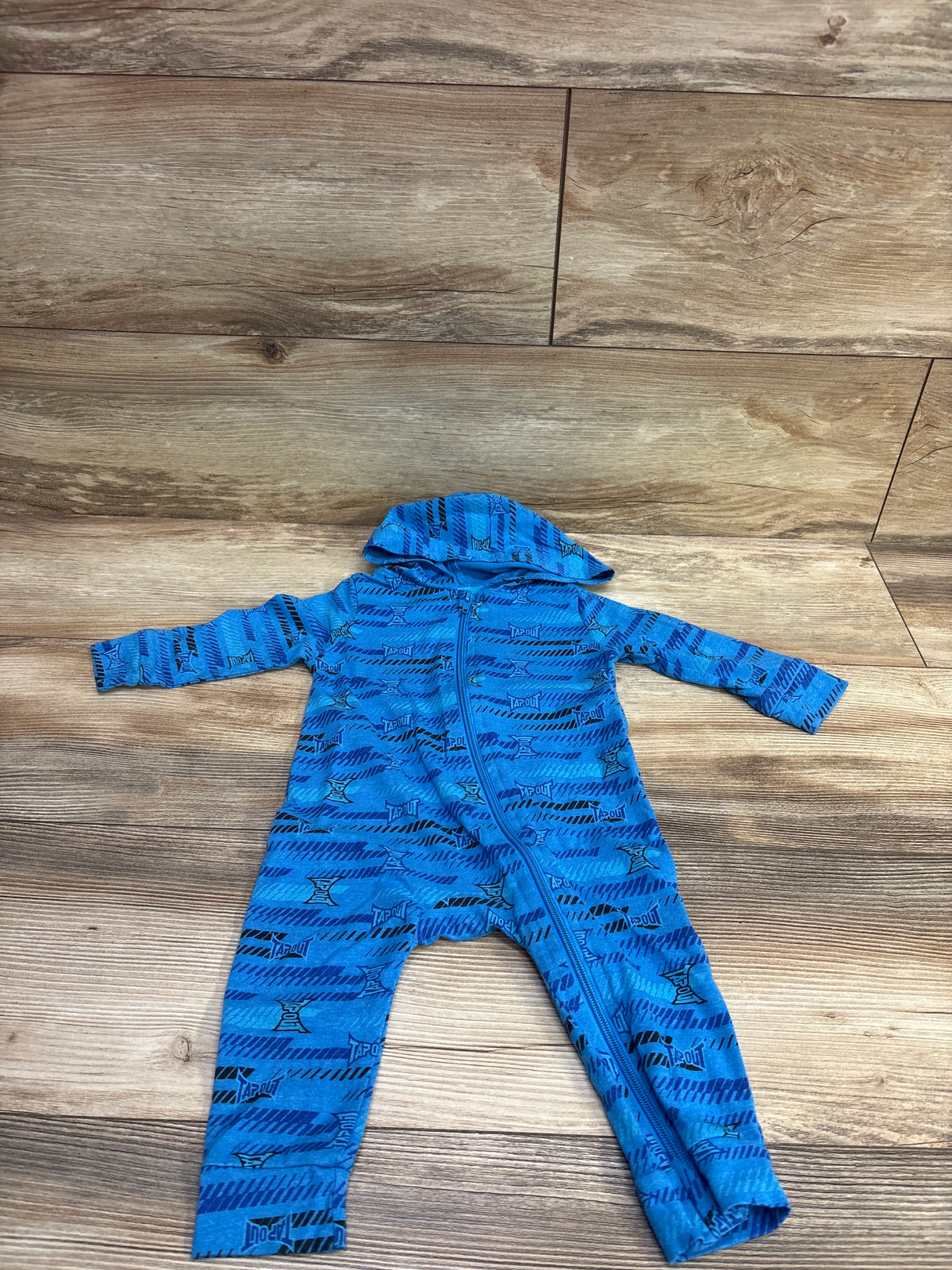 Tapout Hooded Coverall Blue sz 6-9m