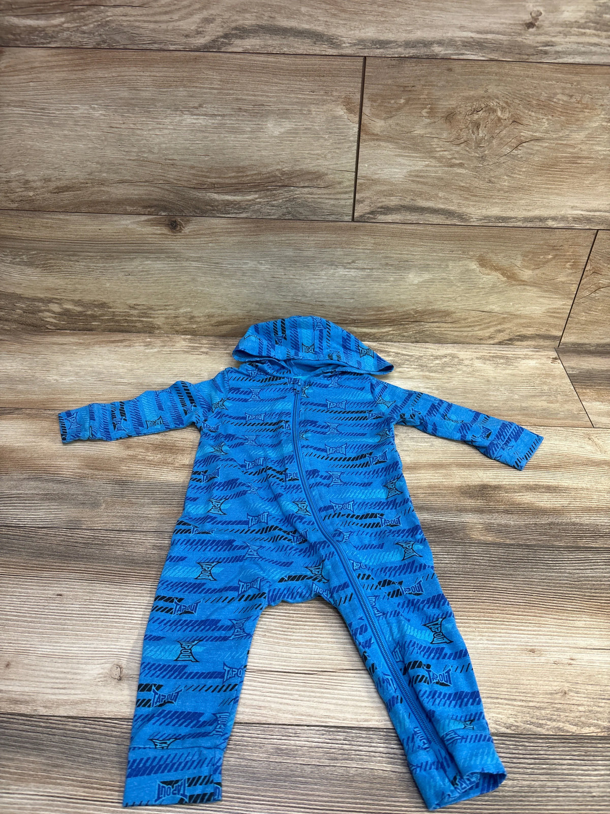 Tapout Hooded Coverall Blue sz 6-9m