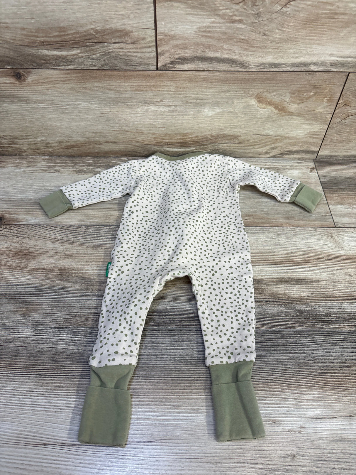 Parade Organic 2-Way Zipper Romper Beige sz 0-3m