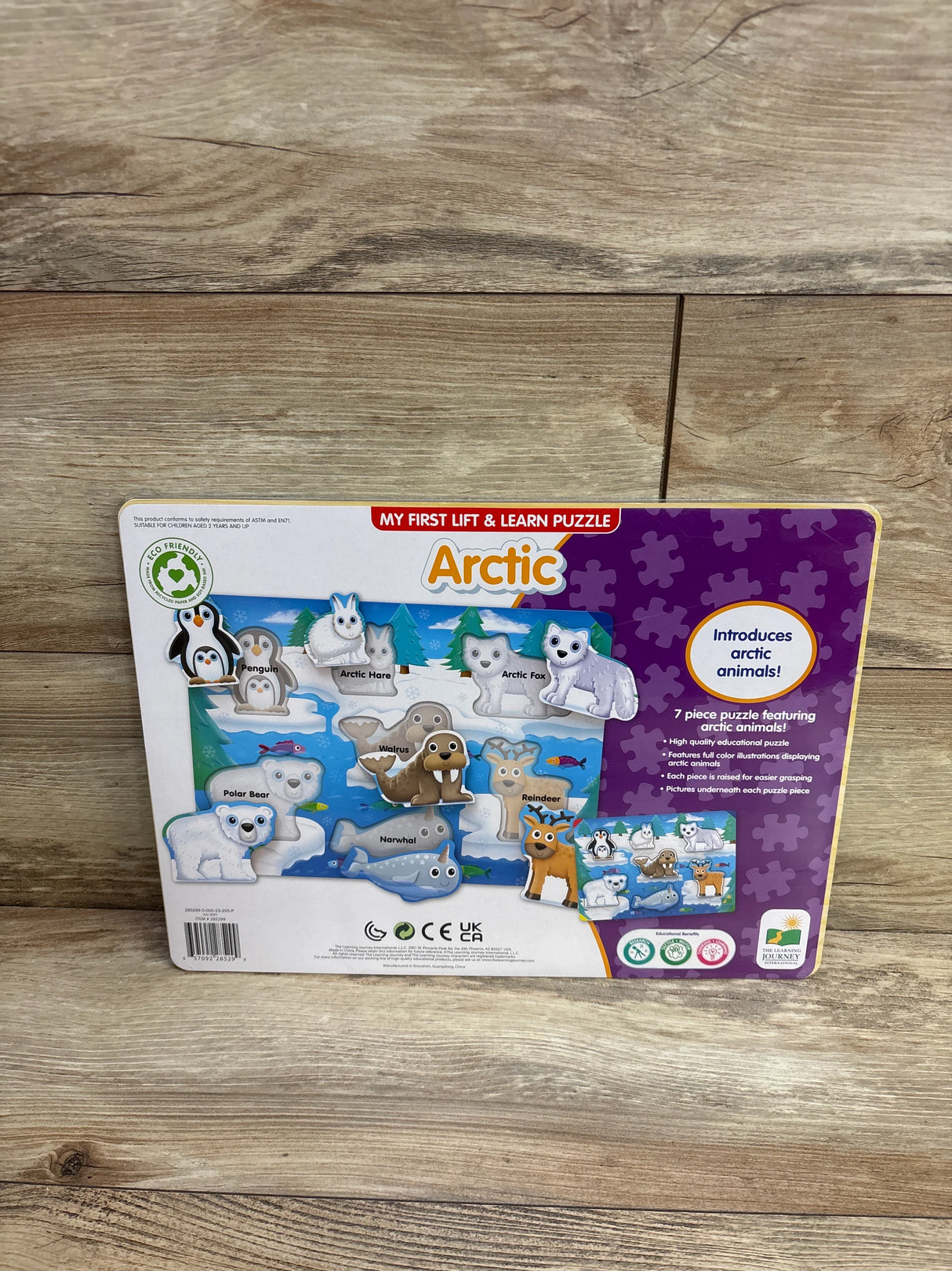 NEW Learning Journey My First Lift & Learn Puzzle - Arctic 7pc