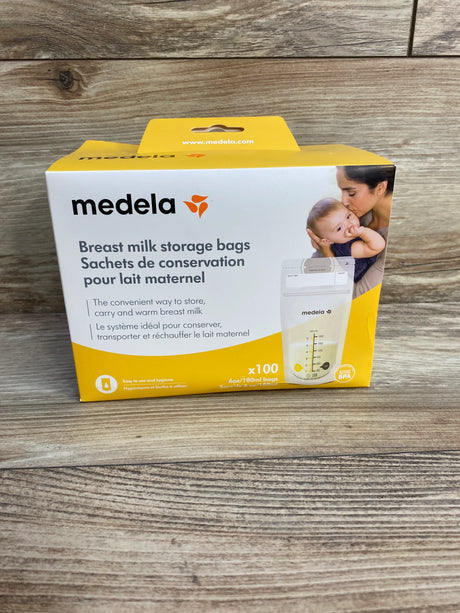 NEW Medela 100ct Breast Milk Storage Bags 6oz - Me n Mommy To Be