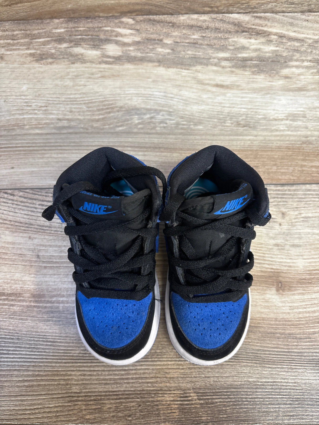 Air Jordan 1 Retro High OG TD 'Royal Reimagined' Sneakers sz 6c