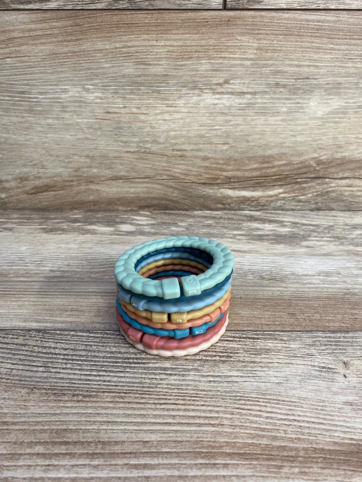Itzy Ritzy Rings Linking Ring Set, Rainbow - 8ct - Me n Mommy To Be