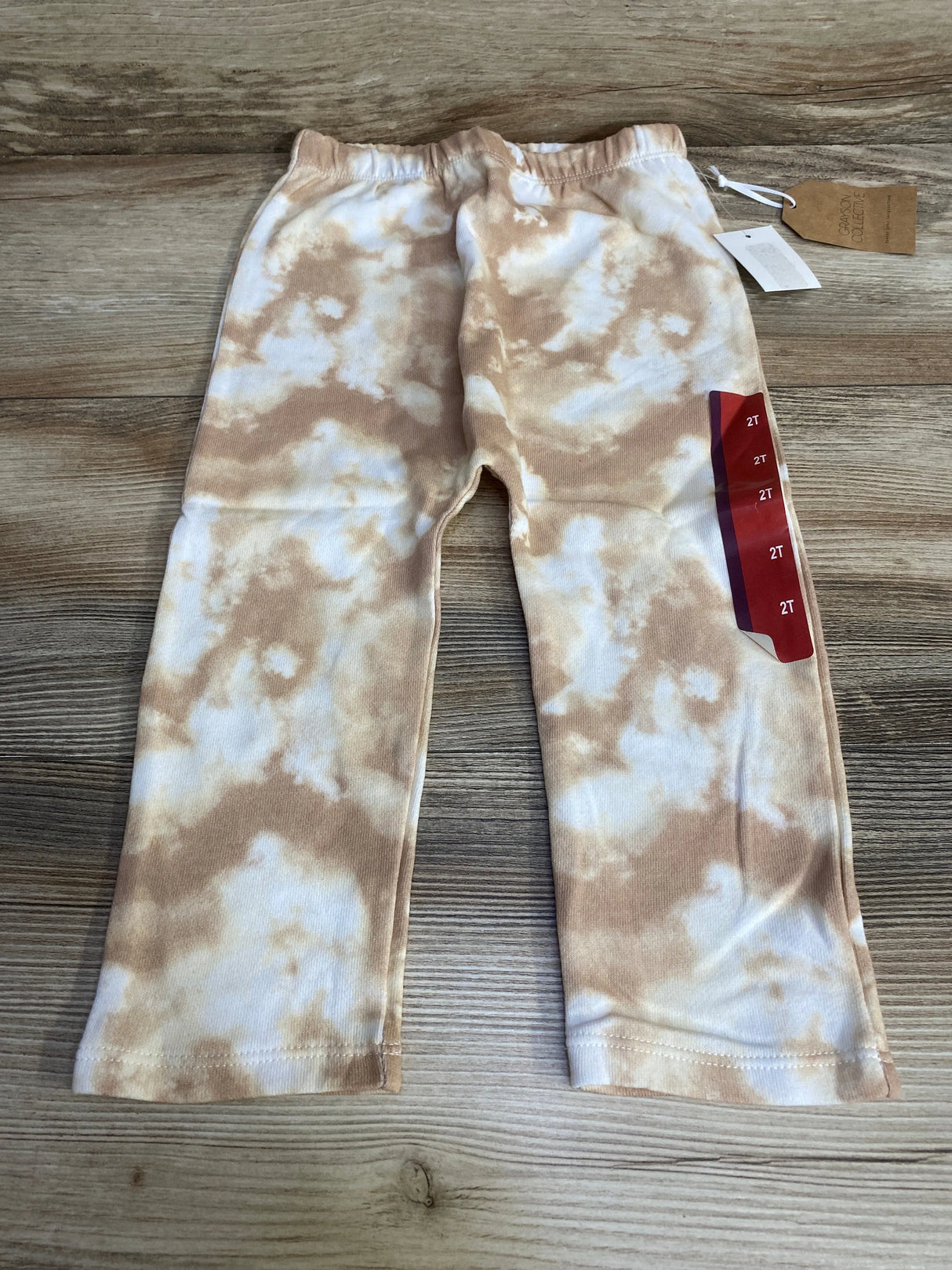 NEW Grayson Collective Tie-Dye Pants Brown sz 2T - Me n Mommy To Be