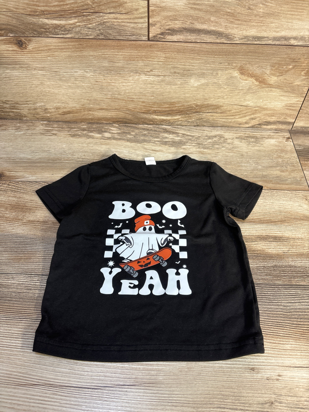 Shein Boo Yeah! Shirt Black sz 2-3T