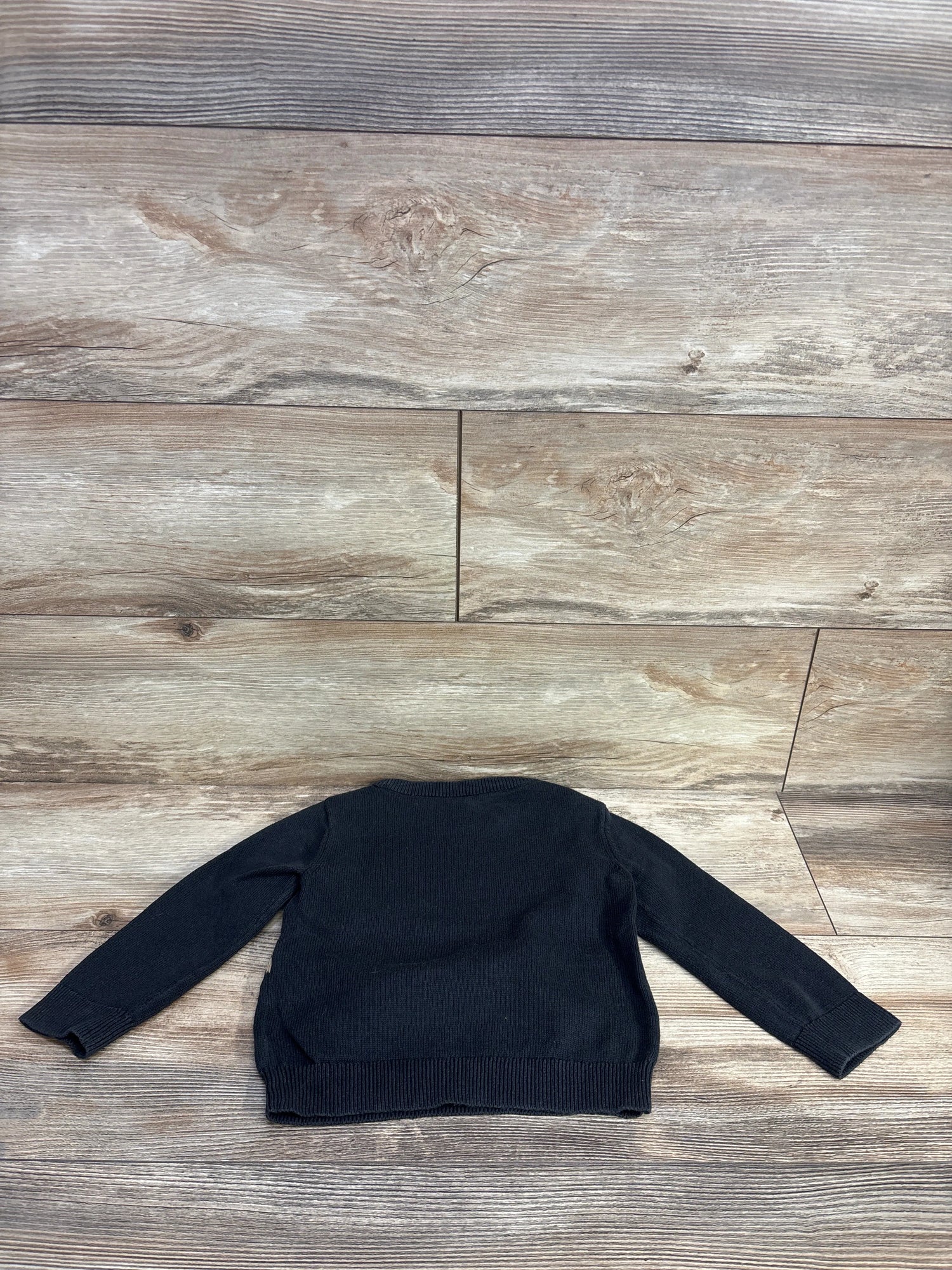 Baby Gap Dinosaur Knit Pull Over Sweater Black sz 18-24m