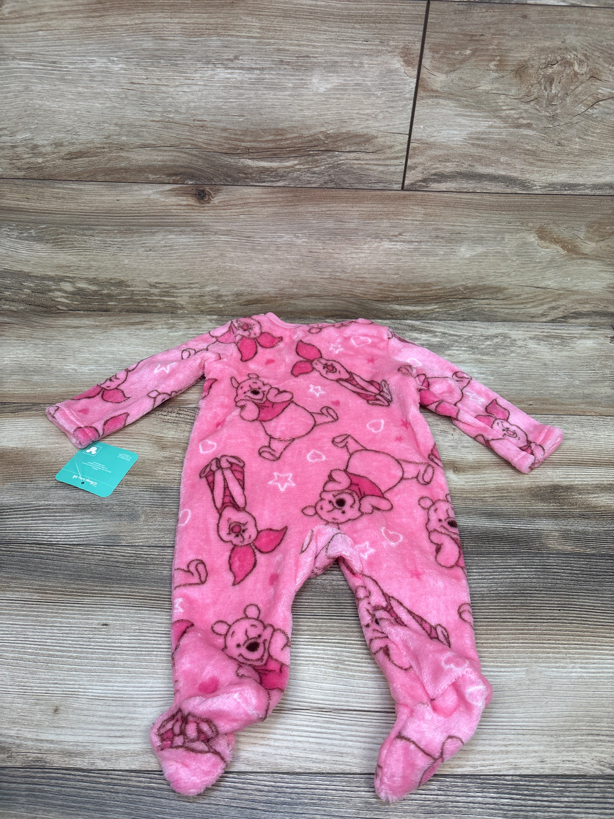 NEW Disney Baby Plush Winnie The Pooh Sleeper Pink sz 3/6m