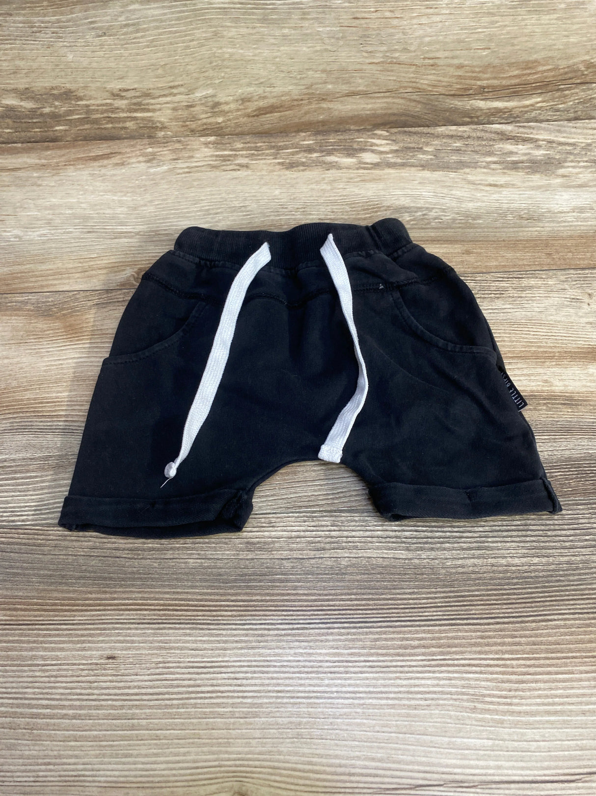 Little Bipsy Drawstring Shorts Black sz 12-18m - Me n Mommy To Be