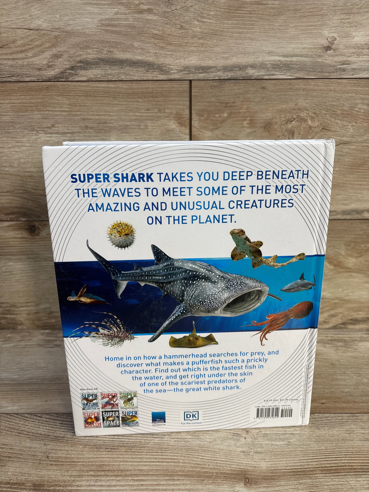 DK Super Shark Encyclopedia Hardcover Book